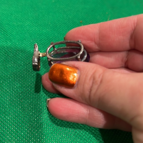 Just in- amethyst pendant in sterling silver - Picture 7 of 8